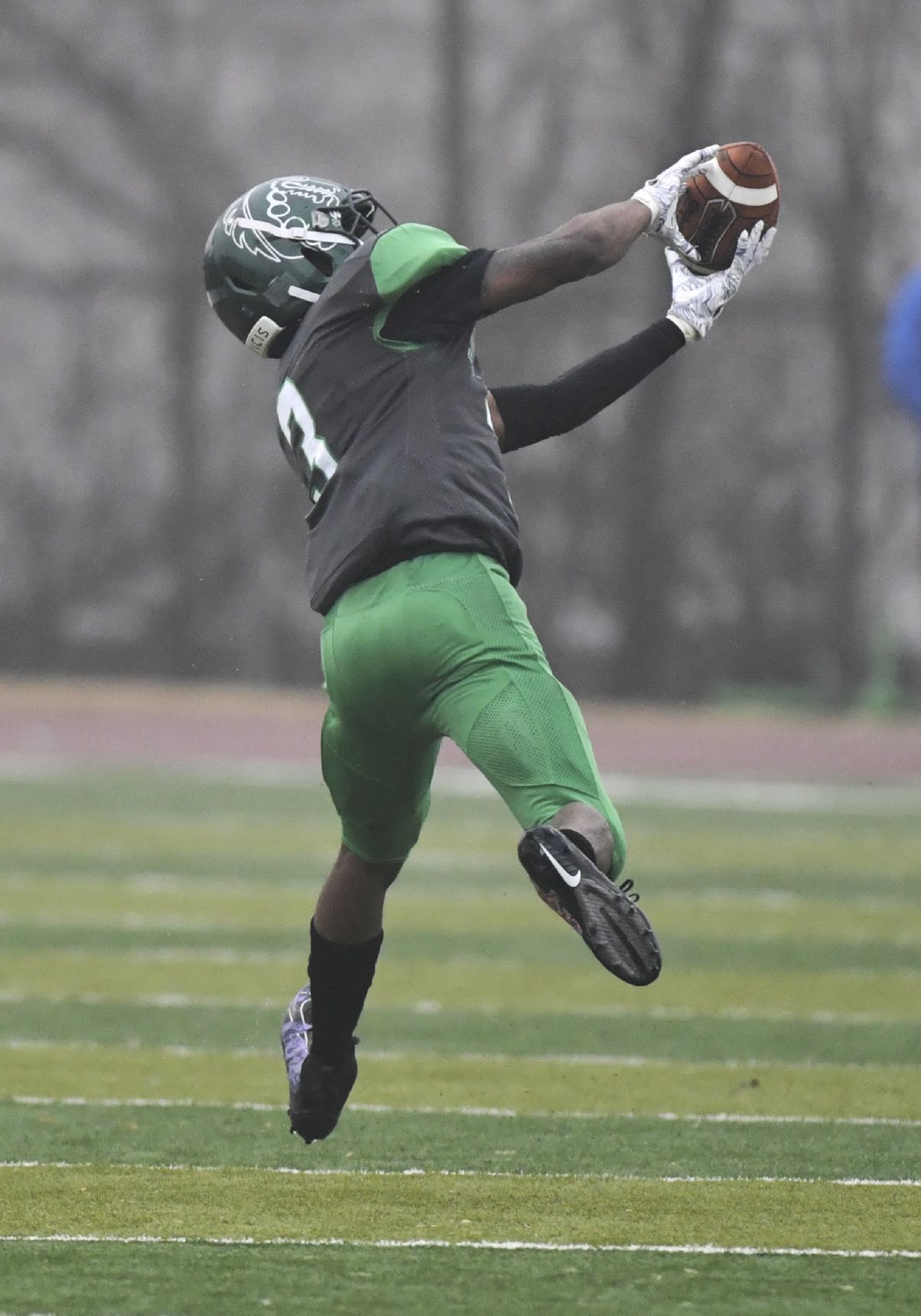 St. Mary’s vs Platte County in Class 4 Missouri state semifinal football game